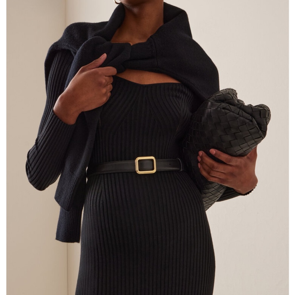 Lié Studio wide Belt Black NWT